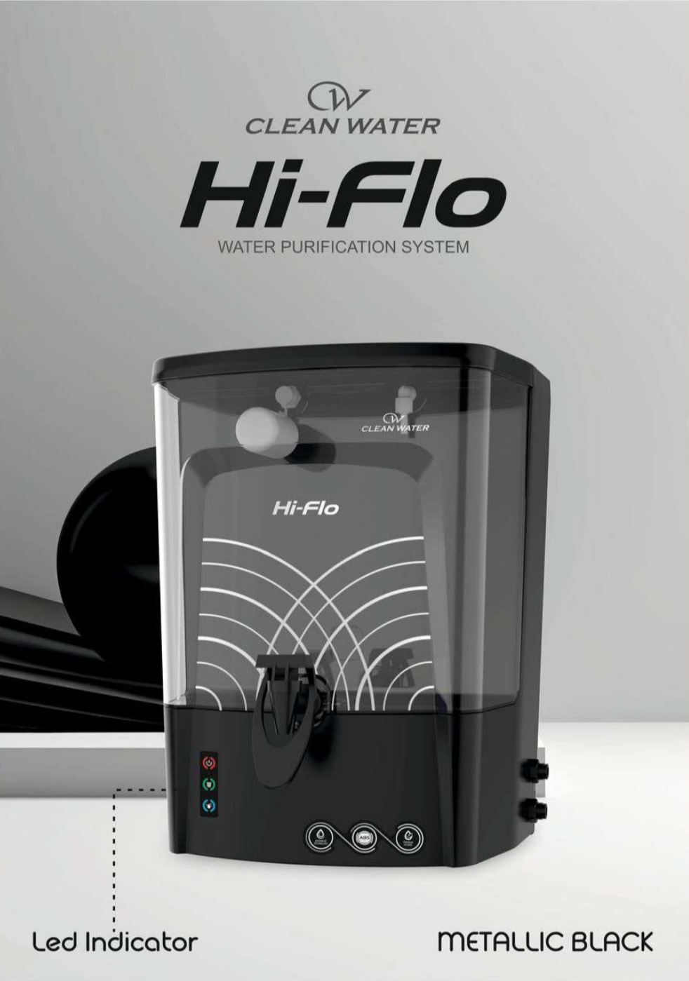 Hi-Flo Metallic Black