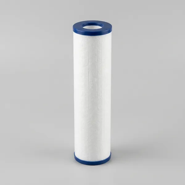 Brand new clean white water filter cartridge